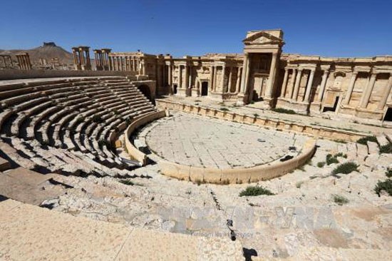 UNESCO wirft den IS vor, antike Bauwerke in Syrien zerstört zu haben - ảnh 1