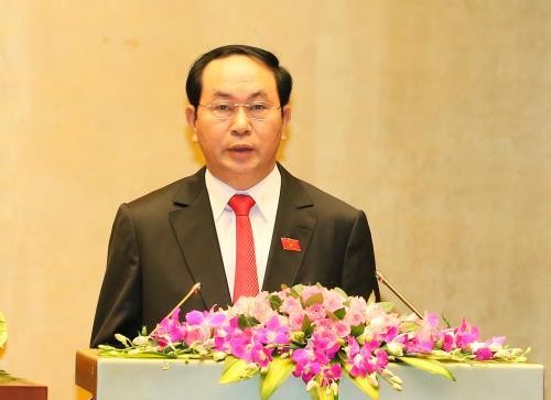 Staatspräsident Tran Dai Quang schickt Glückwunsch zum AIPA-38 - ảnh 1