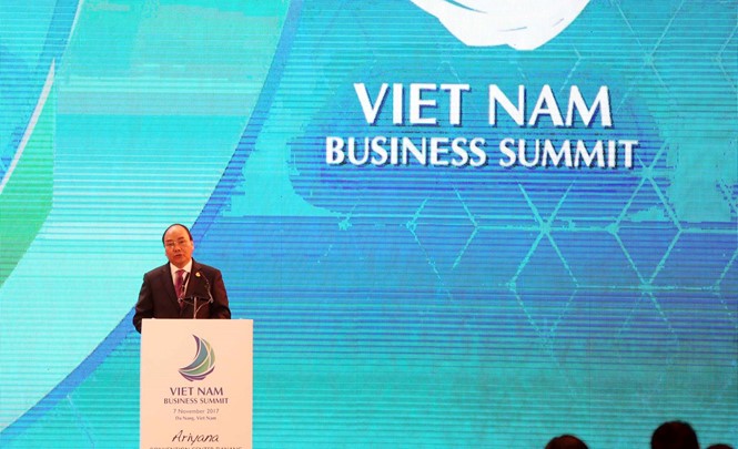 Eröffnung des Wirtschaftsgipfels Vietnams - ảnh 1