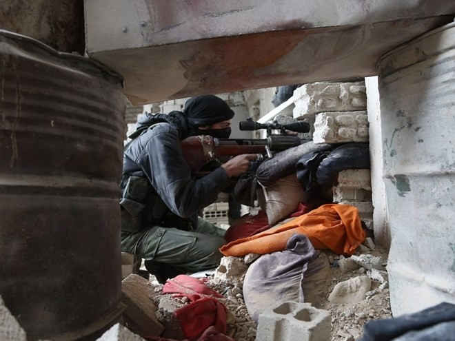 Rebellen attackieren den neuen humanitären Korridor im syrischen Ost-Ghuta - ảnh 1