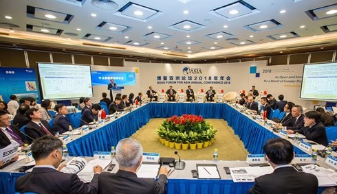 Der Handelsstreit zwischen China und den USA ist heikles Thema beim Boao-Forum - ảnh 1