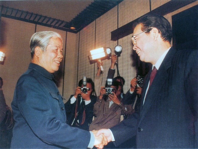 Treffen zwischen dem ehemaligen KPV-Generalsekretär Do Muoi und Spitzenpolitikern weltweit - ảnh 2