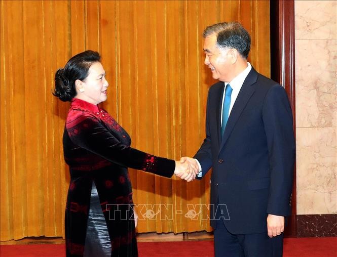 Parlamentspräsidentin Nguyen Thi Kim Ngan trifft den Vorsitzenden des Landeskomitees der PKKCV  - ảnh 1