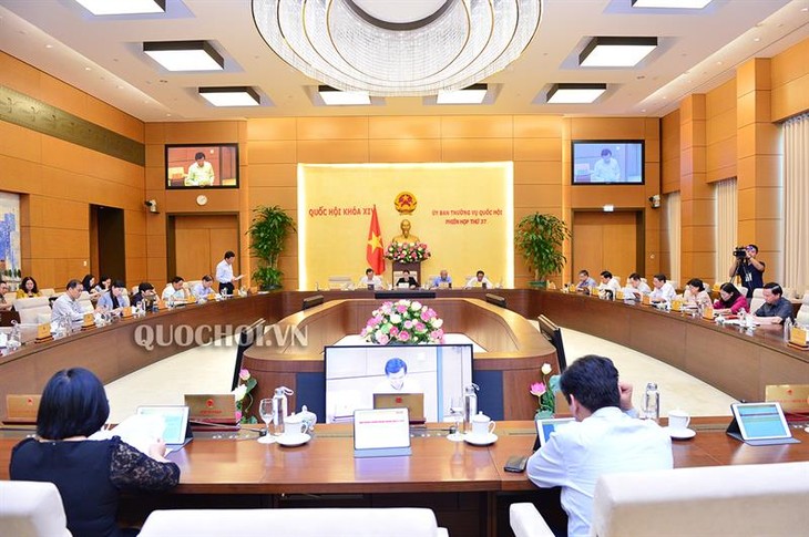 Ständiger Parlamentsausschuss berät über das Gesetz zur Organisierung des Parlaments  - ảnh 1