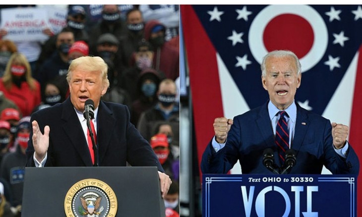 US-Wahl 2020: Sieg der zwei Kandidaten in den ersten zwei Wahllokalen - ảnh 1