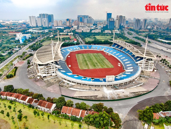 Hanoi wird die Anlage für die Veranstaltung von SEA Games 31 vor Ende September fertigstellen - ảnh 1