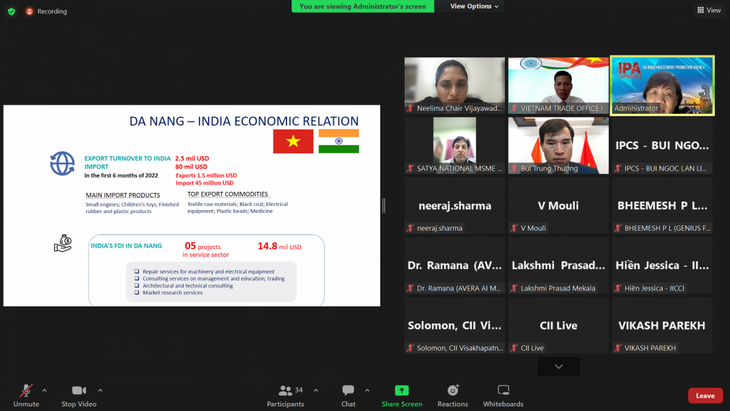 Wirtschaftliche Zusammenarbeit zwischen Vietnam und dem indischen Bundesstaat Andhra Pradesh vorantreiben - ảnh 1