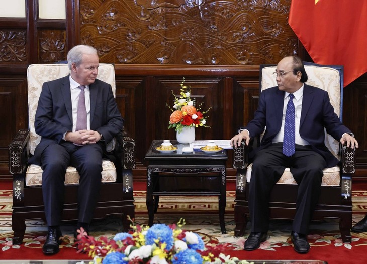 Staatspräsident fordert Weltbank zur Hilfe bei Erarbeitung des Berichts Vietnams 2045 auf - ảnh 1