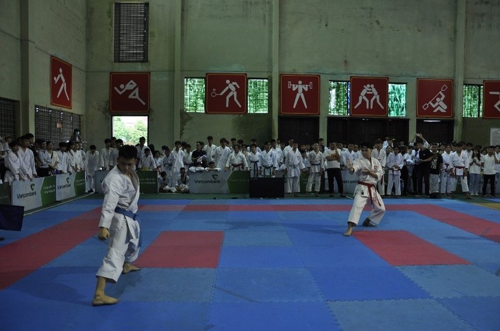 Das erste erweiterte Karate-Turnier in der Provinz Hung Yen 2022 - ảnh 1