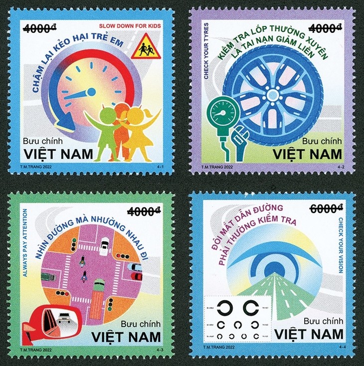 Ausgabe der Briefmarkenserie “Sicherheit im Straßenverkehr” - ảnh 1