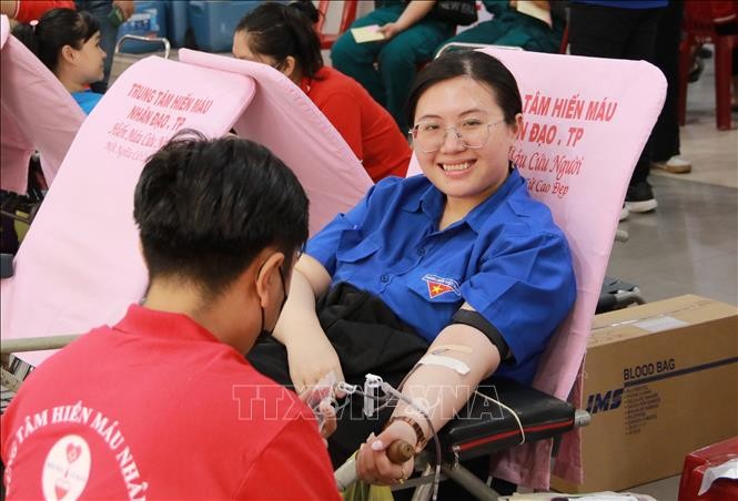 Ho Chi Minh Stadt startet Blutspendeaktion 2023 - ảnh 1