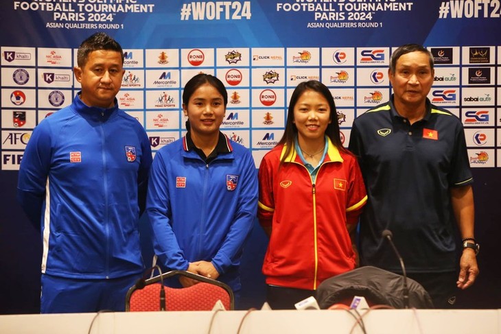 Vietnams Fußballmannschaft der Frauen wird bei zwei Spielen gegen Nepal auflaufen - ảnh 1