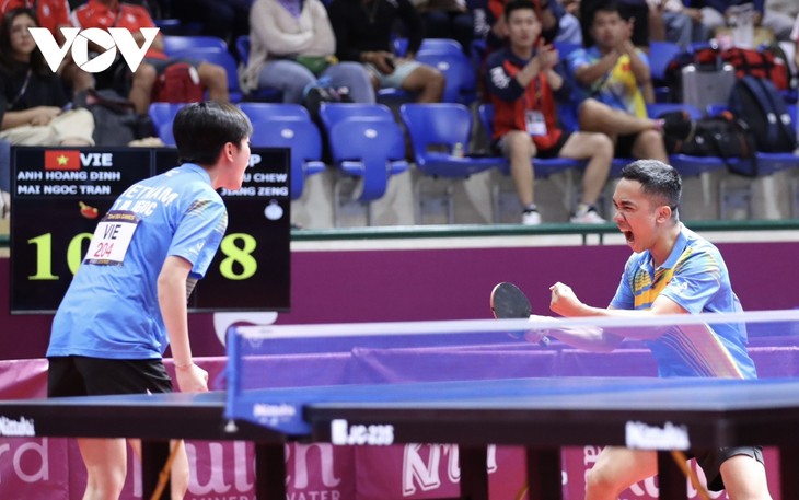 SEA Games 32: Vietnams Tischtennis gewinnt historische Goldmedaille  - ảnh 1