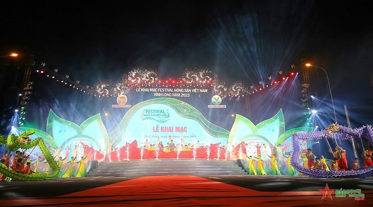 Festival für Agrarprodukte in Vinh Long 2023 eröffnet  - ảnh 1