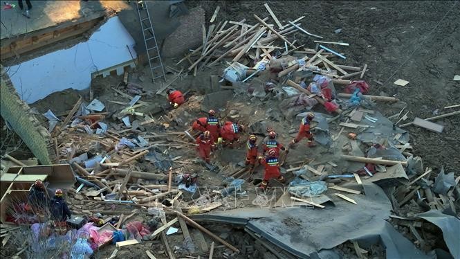Erdbeben in China: Vietnam schickt Beileidtelegramme  - ảnh 1