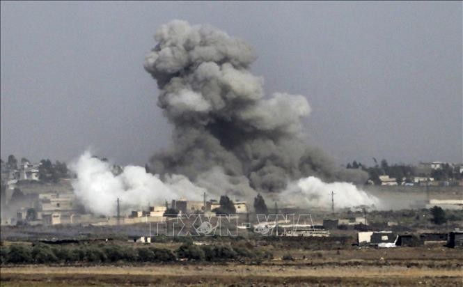 Israel führt Luftangriff auf Nordsyrien - ảnh 1