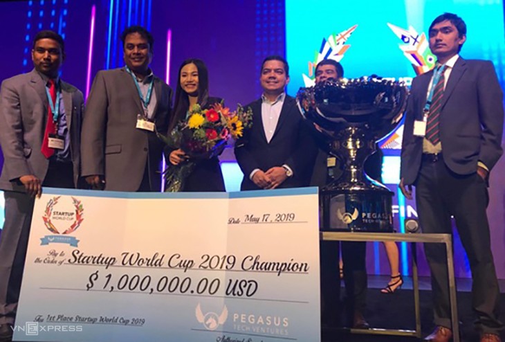 Vietnamese startup wins one million USD at 2019 World Cup  - ảnh 1