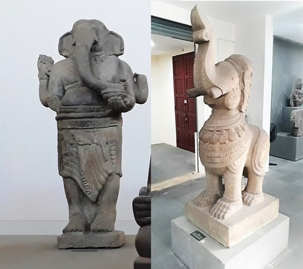Two sculptures in Da Nang named as national treasures - ảnh 1