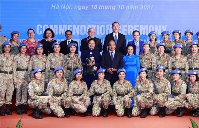 Outstanding contributors to peacekeeping honored - ảnh 1