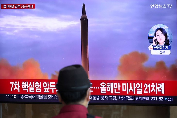 North Korea conducts longest-range missile test yet over Japan  ​ - ảnh 1