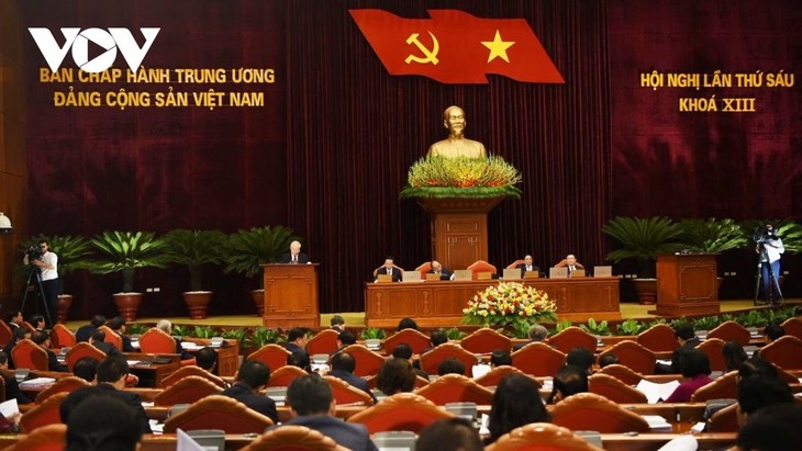Party Central Committee meeting closes  - ảnh 1