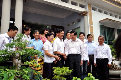 ประธานแห่งรัฐลงพื้นที่จังหวัด Quang Ninh   - ảnh 1