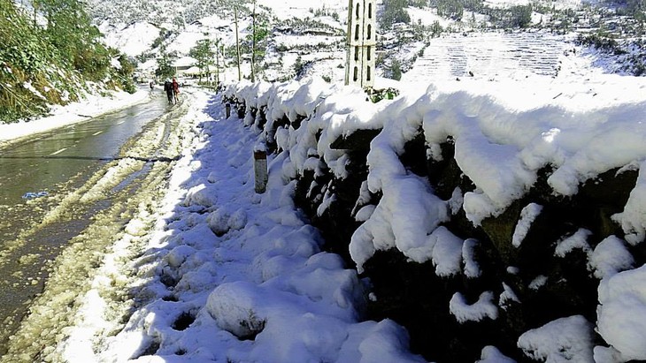 หิมะตกที่เมืองซาปา จังหวัดลาวกาย (ตอน๒) - ảnh 6