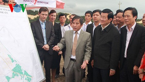 President Truong Tan Sang visits Phu Yen - ảnh 1