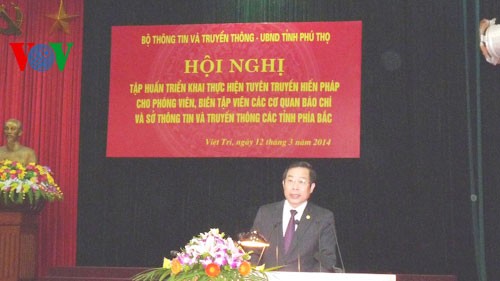 Media agencies urged to disseminate constitutional implementation - ảnh 1