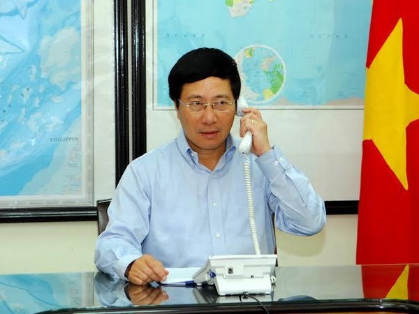 Deputy Prime Minister Pham Binh Minh calls Chinese State Councilor Yang Jiechi   - ảnh 1