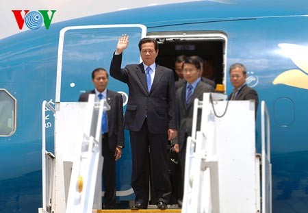 Prime Minister Nguyen Tan Dung arrives in the Philippines - ảnh 1