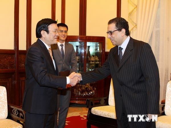 President Truong Tan Sang receives outgoing Saudi Arabian Ambassador - ảnh 1