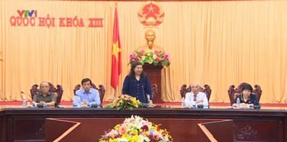 NA Vice-chairwoman receives Quang Ngai’s former revolutionary soldiers - ảnh 1