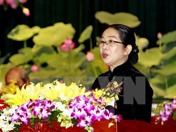 Vo Thi Dung, Chairwoman of HCM city’s Fatherland Front - ảnh 1
