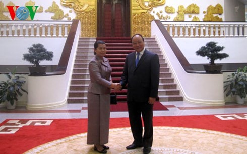 Deputy Prime Minister Nguyen Xuan Phuc receives Cambodia’s Deputy PM - ảnh 1
