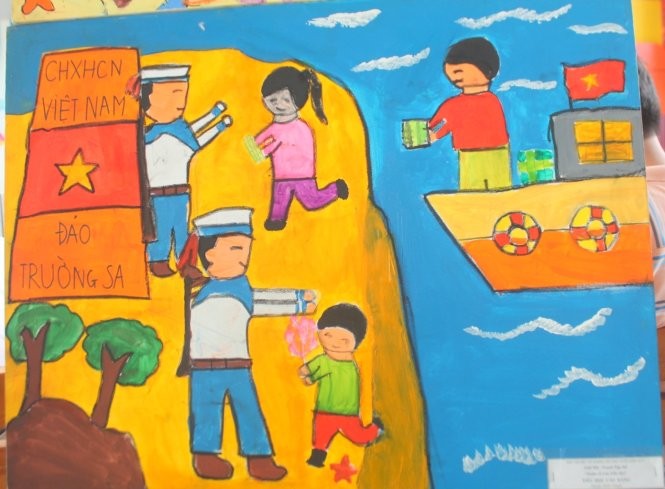 Educating children on national maritime sovereignty - ảnh 1
