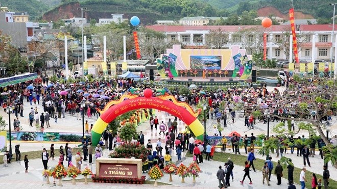 Tra hoa vang festival opens in Quang Ninh - ảnh 1