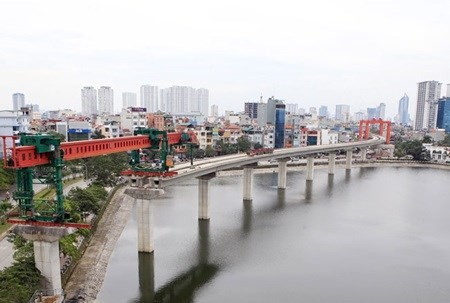 Cat Linh-Ha Dong railway nears completion - ảnh 1