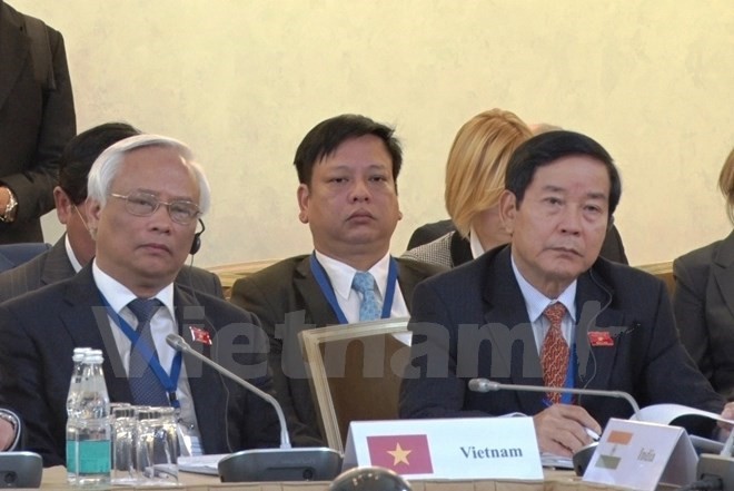 Vietnam attends first meeting of Eurasian parliament speakers - ảnh 1