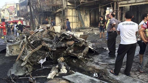 伊拉克巴格达一清真寺遭炸弹袭击 已致7人死亡 - ảnh 1