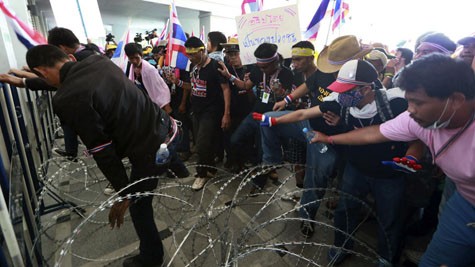 Gewaltätige Demonstration in Thailand - ảnh 1
