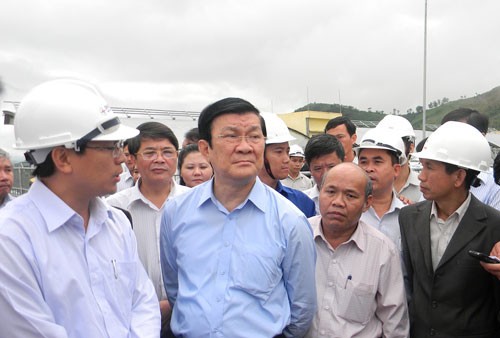 Staatspräsident Truong Tan Sang besucht Quang Nam - ảnh 1
