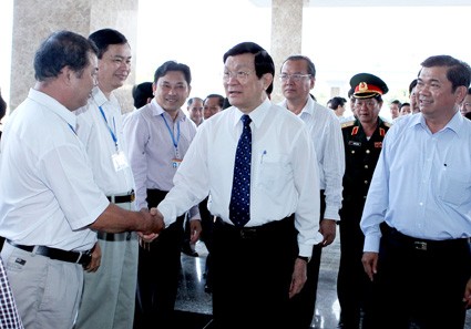 Staatspräsident Truong Tan Sang trifft Kommission für den Südwesten - ảnh 1