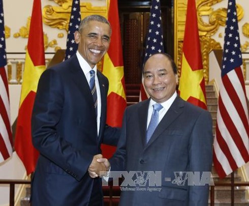 Premierminister Nguyen Xuan Phuc empfängt US-Präsident Barack Obama - ảnh 1