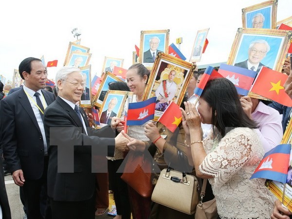 KPV-Generalsekretär Nguyen Phu Trong beendet seinen Besuch in Kambodscha - ảnh 1
