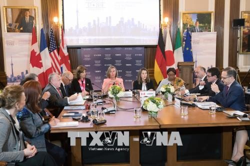 Konferenz der Außen- und Sicherheitsminister der G7-Länder - ảnh 1