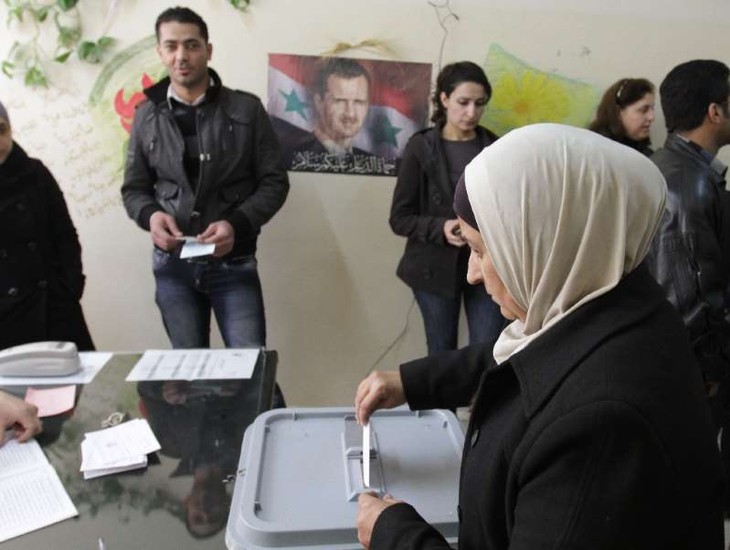 Erste Wahl in Syrien seit sieben Jahren - ảnh 1
