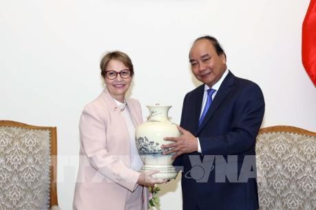Premierminister Nguyen Xuan Phuc empfängt Landwirtschaftsministerin aus Brazilien - ảnh 1