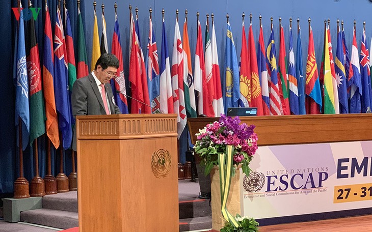 Vietnam nimmt an Sitzung von ESCAP teil - ảnh 1