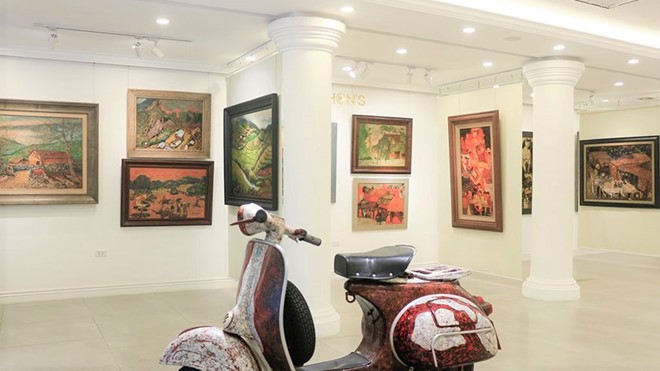 Ausstellung der Ölgemälde in Hanoi - ảnh 1
